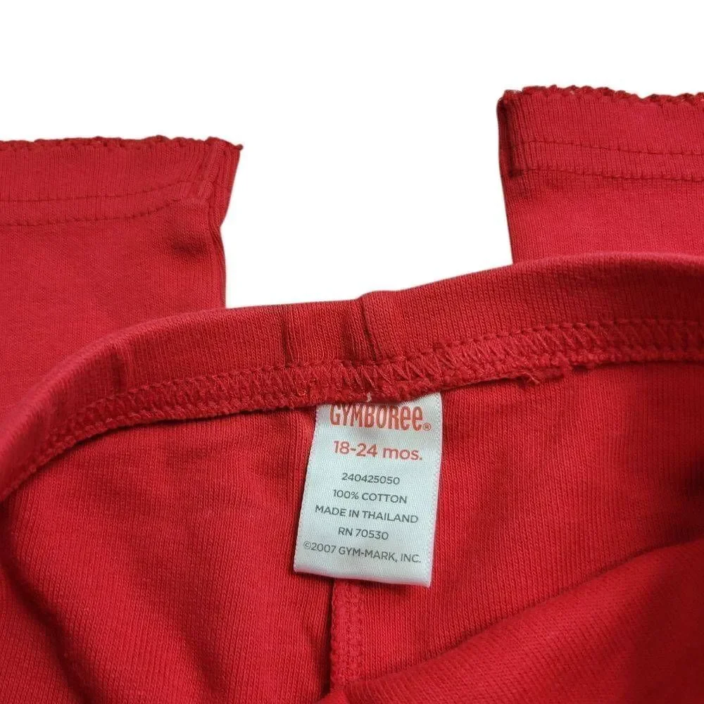 Gymboree red leggings 18/24mo